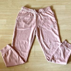 Brand new! Nike sweatpants. Light pink. Size medium.